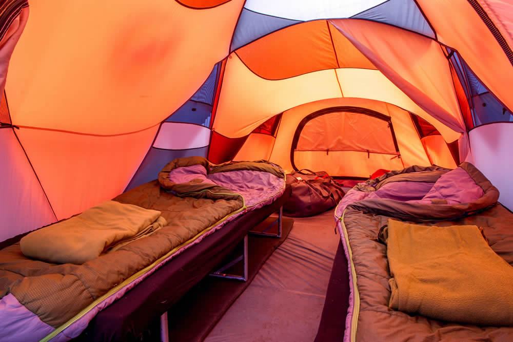 Sleeping tents for Mount Kilimanjaro